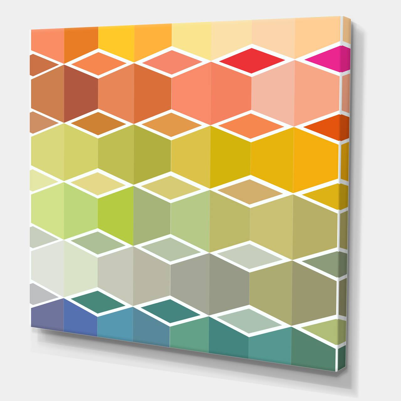Designart - Flanneur (Square) - Mid-Century Modern Canvas Wall Art